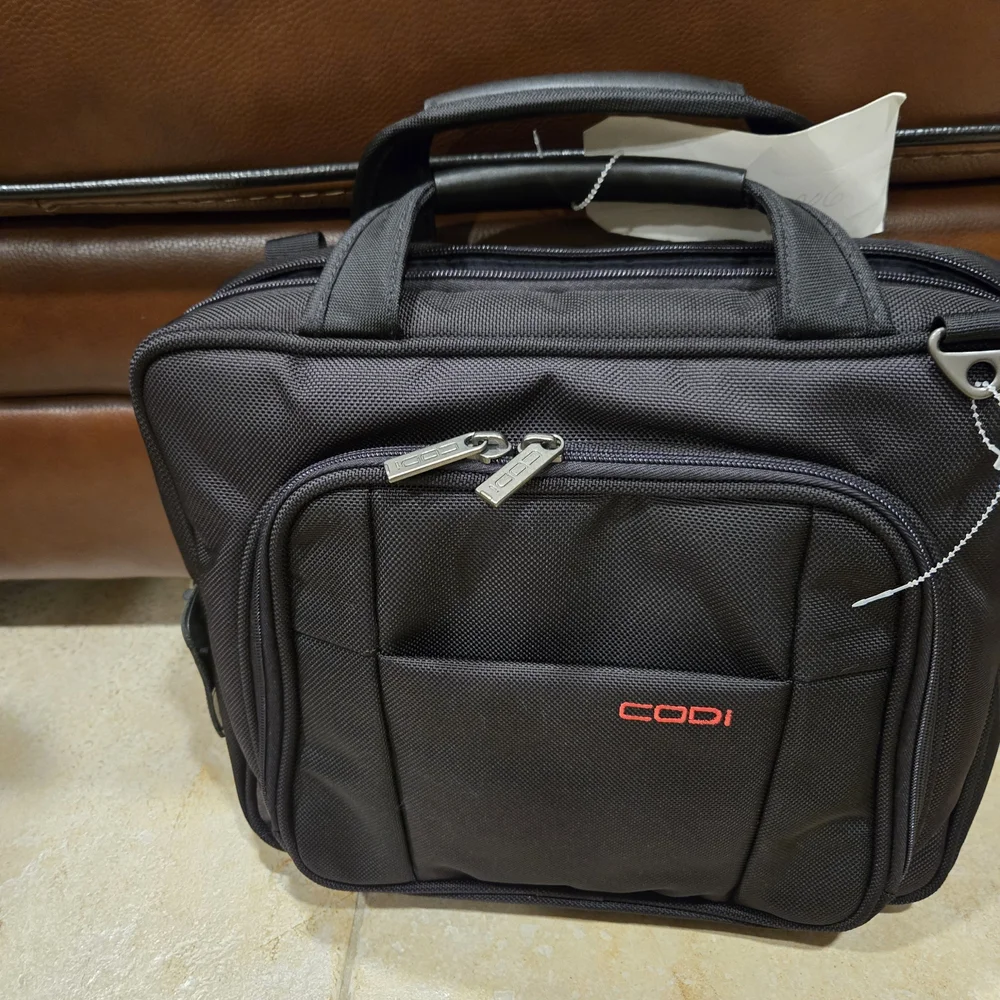 Codi Black Laptop Bag for Men And Women